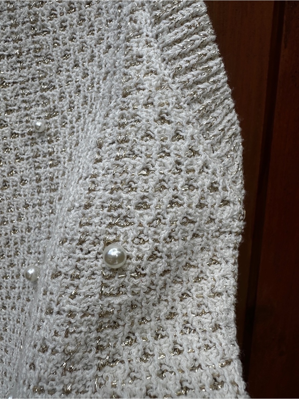 Zara Pearl accent knit dress - Picture 5 of 9